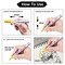 28 Color Paint Markers Pens Set, Oil-Based Permanent Paint Marker, Medium Tip, Quick Dry and Waterproof Paint Pen for Rock Painting, Ceramic, Wood, Fabric, Plastic, Canvas, Glass, Mugs, Scrapbooking